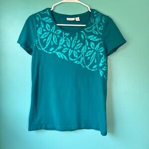 Chico's Shirt Women's Size 0 EU (US XS/S) Teal